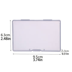 Portable Square Plastic Box for Cards, Jewelry & Notes