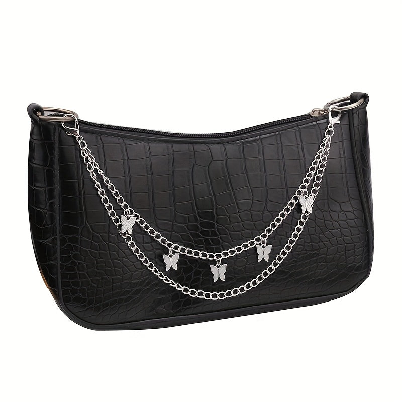 Butterfly Cross Charm Chain Layered Waist Tassel Chain Punk Accessories