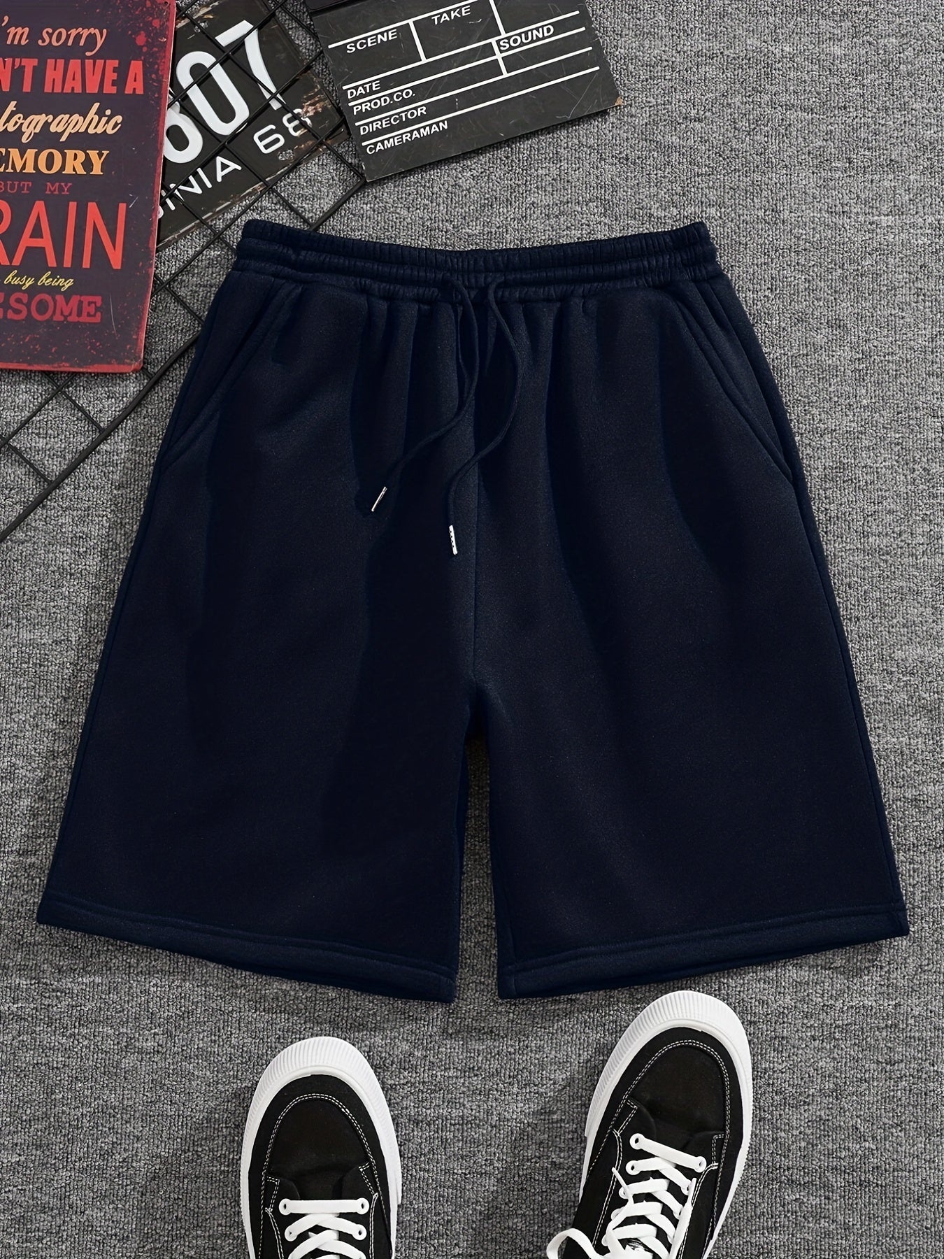 Men's Classic Pleated Shorts for Summer