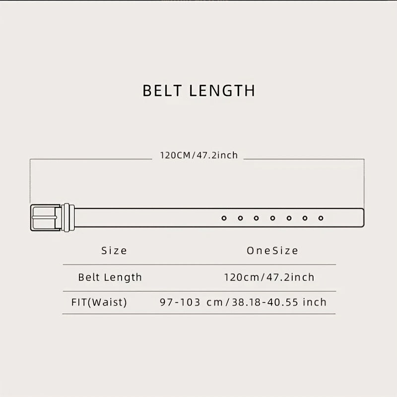 Men's Personality Skull Smooth Buckle PU Belt