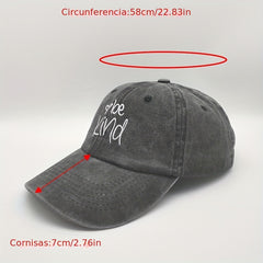 Be Kind Pattern Vintage Baseball Cap For Men
