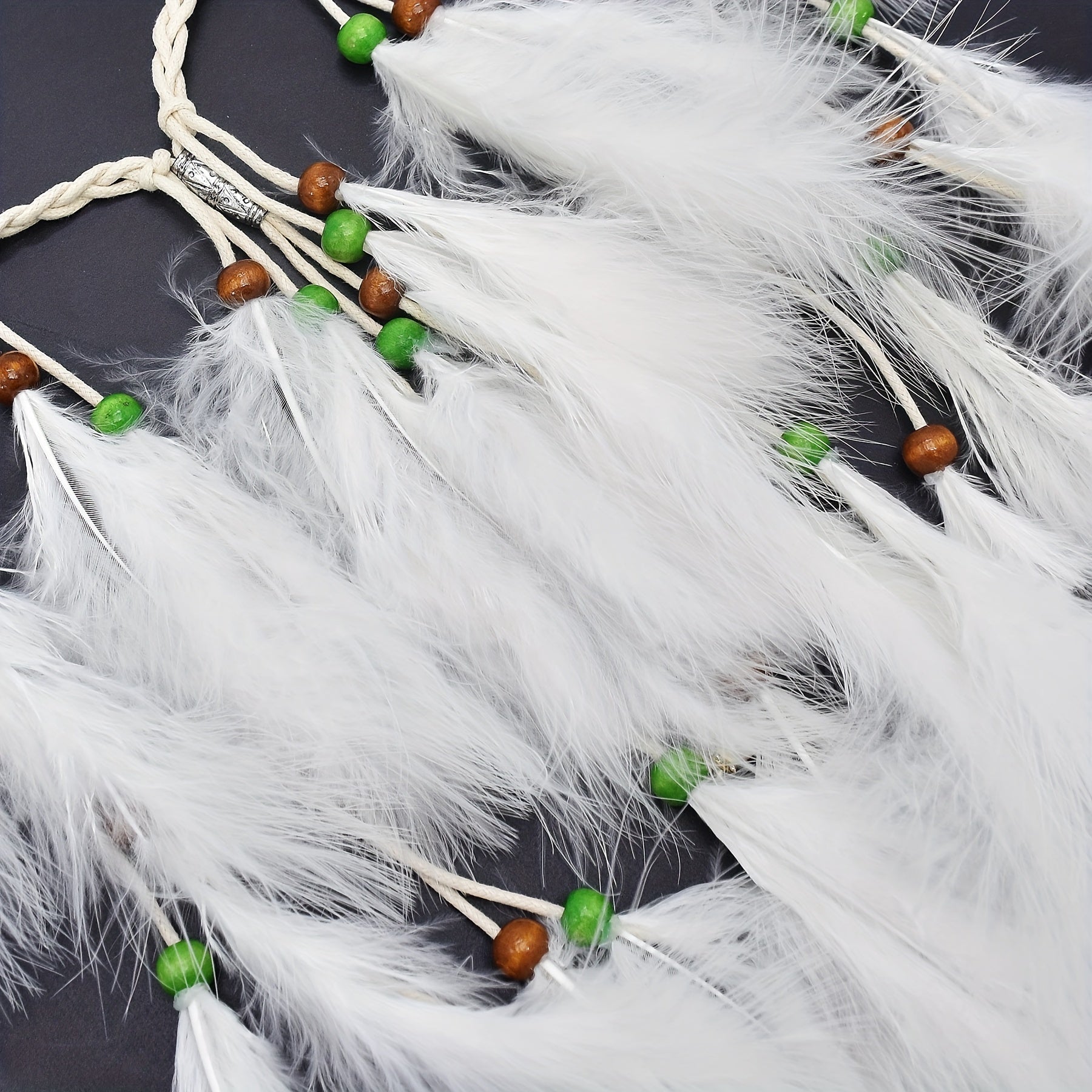 Boho Faux Feather Hair Rope Western Style Headband Hippie Style Hair Accessories