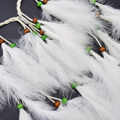 Boho Faux Feather Hair Rope Western Style Headband Hippie Style Hair Accessories