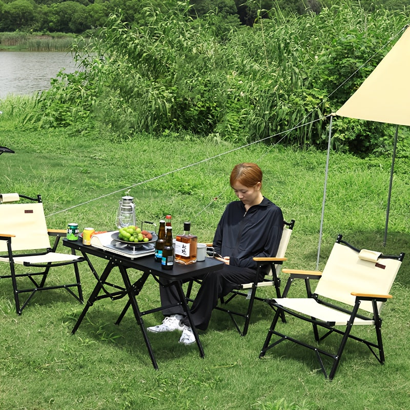Portable Folding Table X Aluminum Alloy Table Outdoor BBQ Camping Picnic