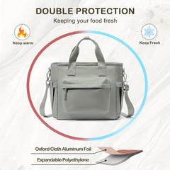 Waterproof Insulated Lunch Tote Bag for Women