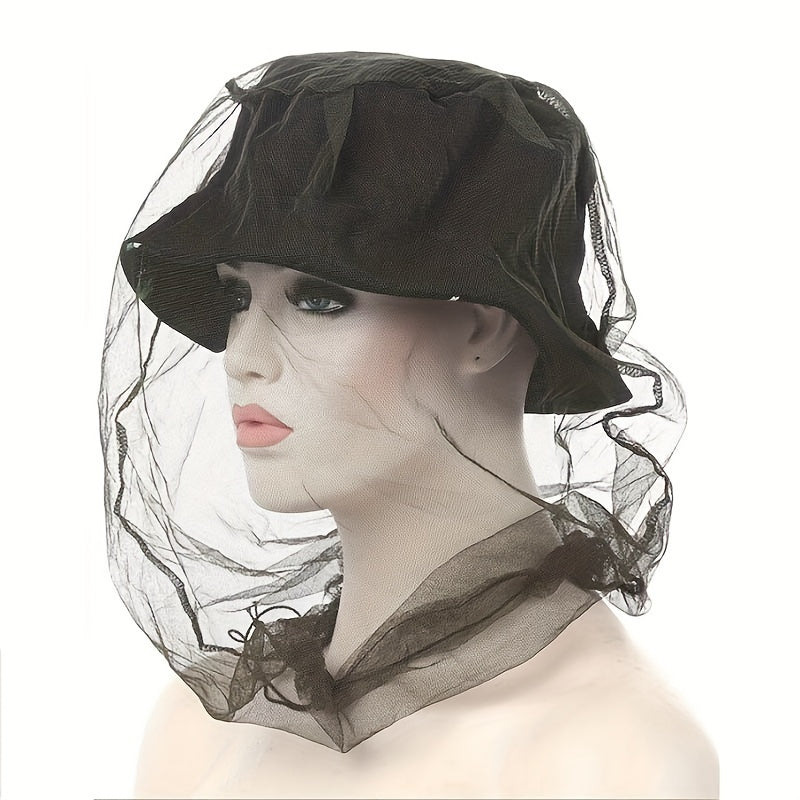 Outdoor Mosquito Hat Fishing Sunscreen Mesh Face Mask Insect Proof Hat