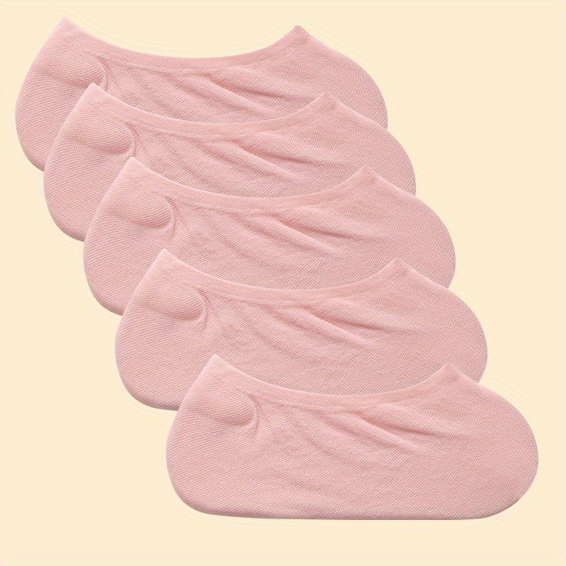 5 Pairs No Show Socks Low Cut Ankle Sock Pack Women's Stockings