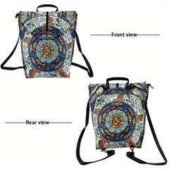 Vintage Ethnic Style Backpack Retro Bohemian Travel Daypack