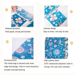 Printed Reusable Shopping Bag Eco Friendly
