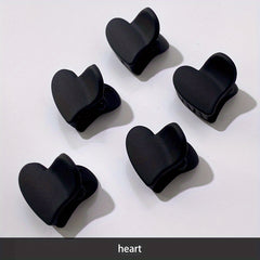 5pcs Small Flower Head Claw Female Side Clip Hair Accessories