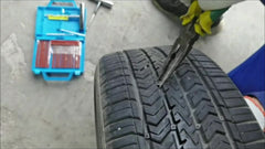 23pcs Tire Plug Kit Heavy Duty Repair Tools Emergency Fix Punctures Flats Patch