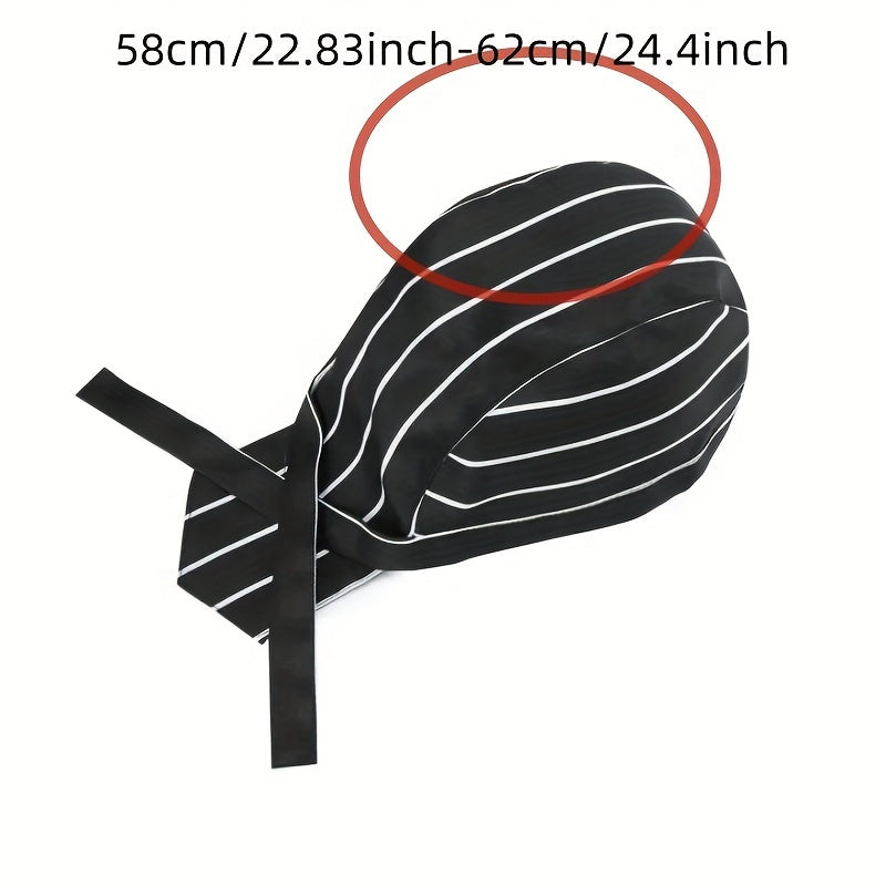 Chef Hat with Streamer for Hotel Coffee Shop