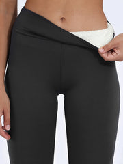 Plush Lined Tummy Control Thermal Pants Women's Underwear