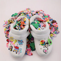 Mixed Style Shoe Charms PVC Decorations Random Cartoon Characters