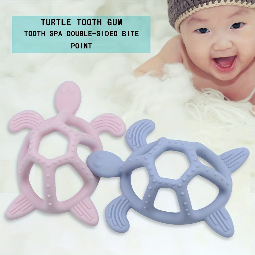 Safe Baby Teether Molar Stick Toy with Chewable Glue Ball