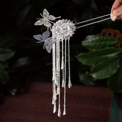 Butterfly Shape Hairpin U shaped Hairpin With Tassel Hair Accessories
