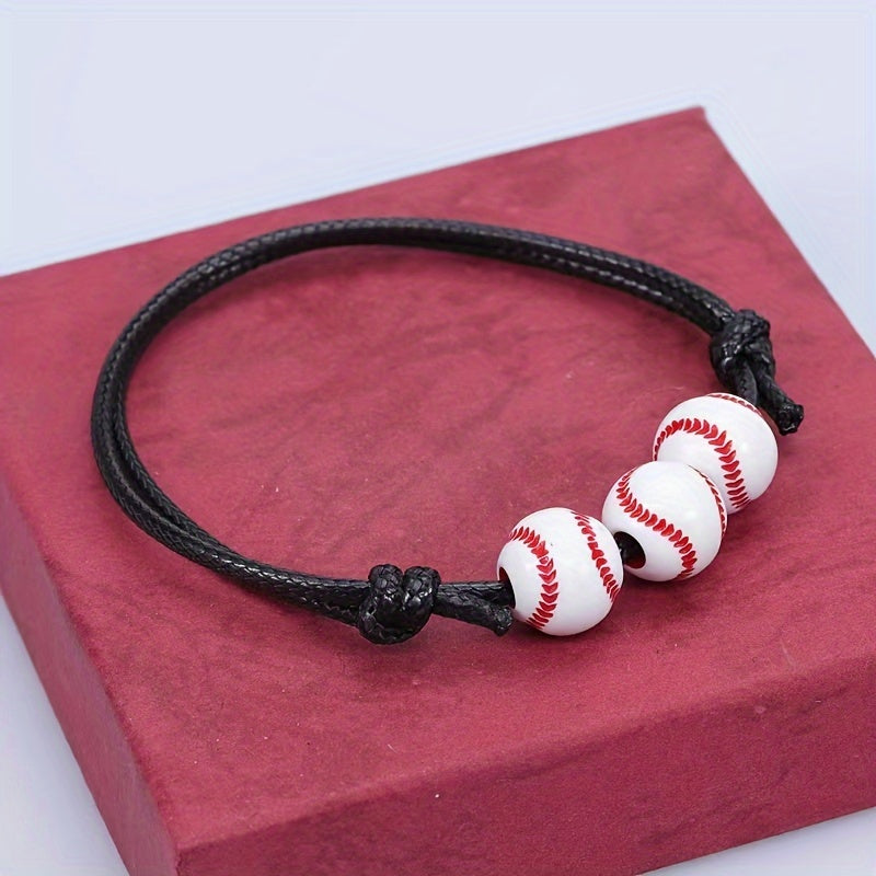 Sports Bracelet for Rugby Baseball Basketball Football Fans