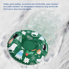 Inflatable Skiing Circle High Elasticity & Coldproof Cushion