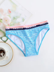6pcs Cotton Sports Briefs Pack Women's Panties & Lingerie