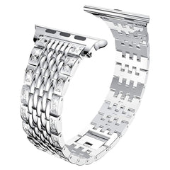 Metal Rhinestone Bracelet Band for I Watch 5 4 3 42mm 46mm Pro Active 2