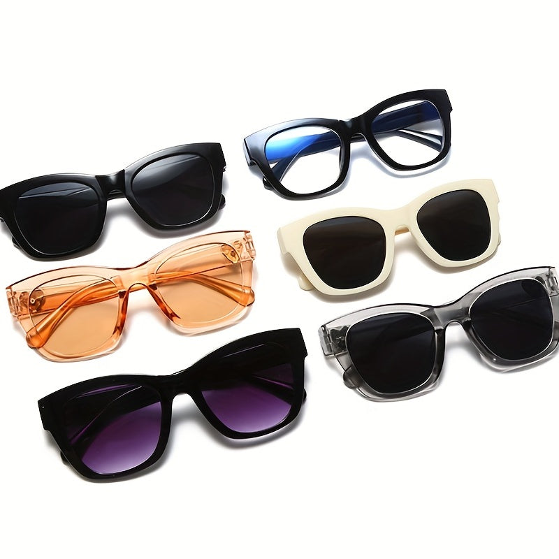 Heart Jelly Square Sunglasses UV400 Sun Shades Glasses