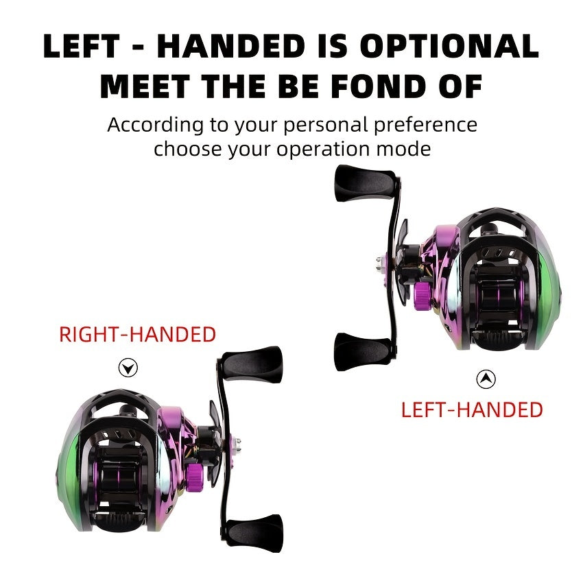 Multicolor 7 2 1 Speed Ratio Baitcasting Reel Stainless Steel Fishing Reel