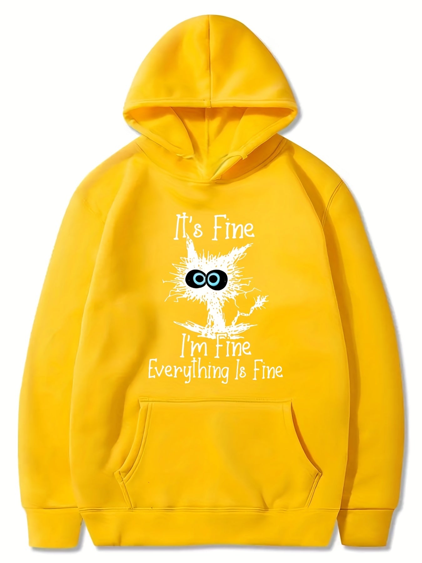 Funny Cat Graphics Girls' Long Sleeve Casual Hoodie Sweatshirt