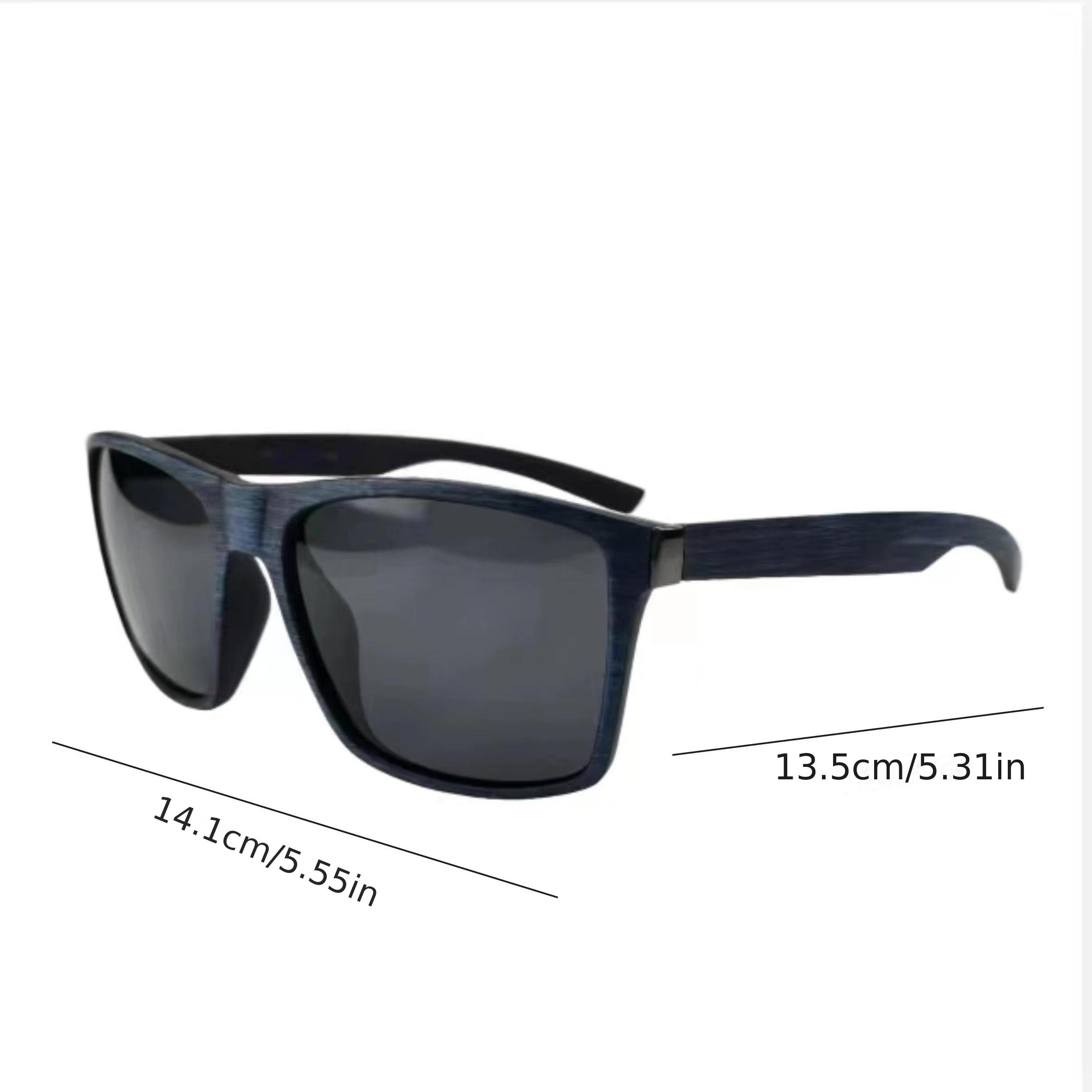 Men's Retro UV Protection Sports Sunglasses in Zipper Box