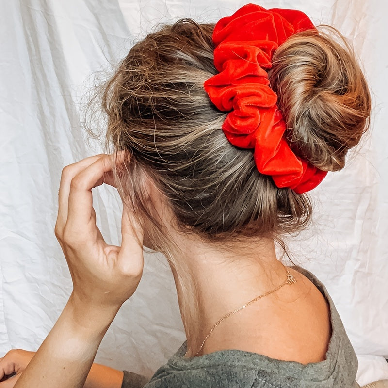 Large Satin Scrunchies Oversized Scrunchie Jumbo Scrunchies Giant Scrunchie