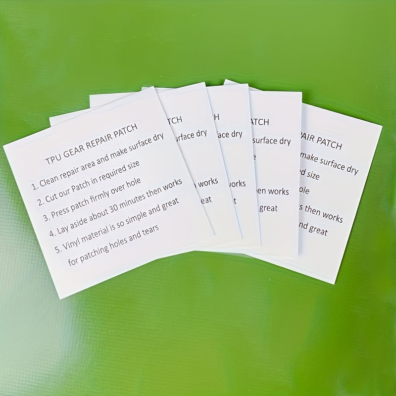 12pcs TPU Waterproof Repair Patch Kit for Tent Canopy Rainco