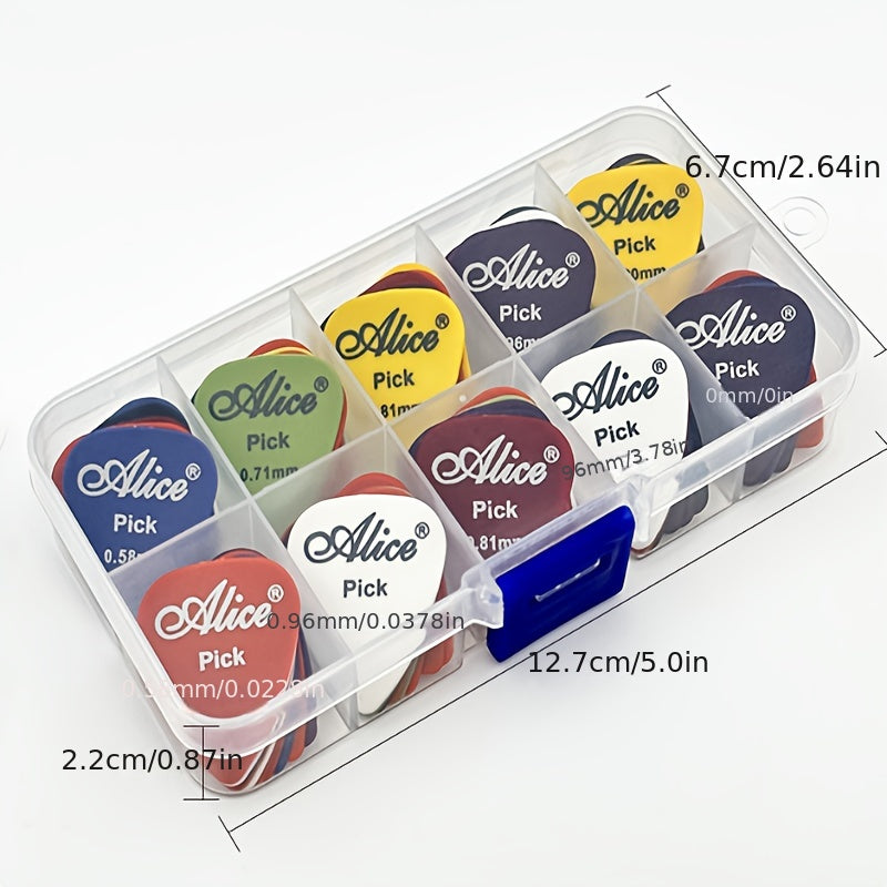 ABS Resin Guitar Picks Smooth & Scrub Surfaces for Versatile Playing