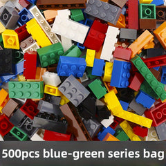 500pcs Building Blocks Set ABS Plastic Educational Bricks Ideal Gift