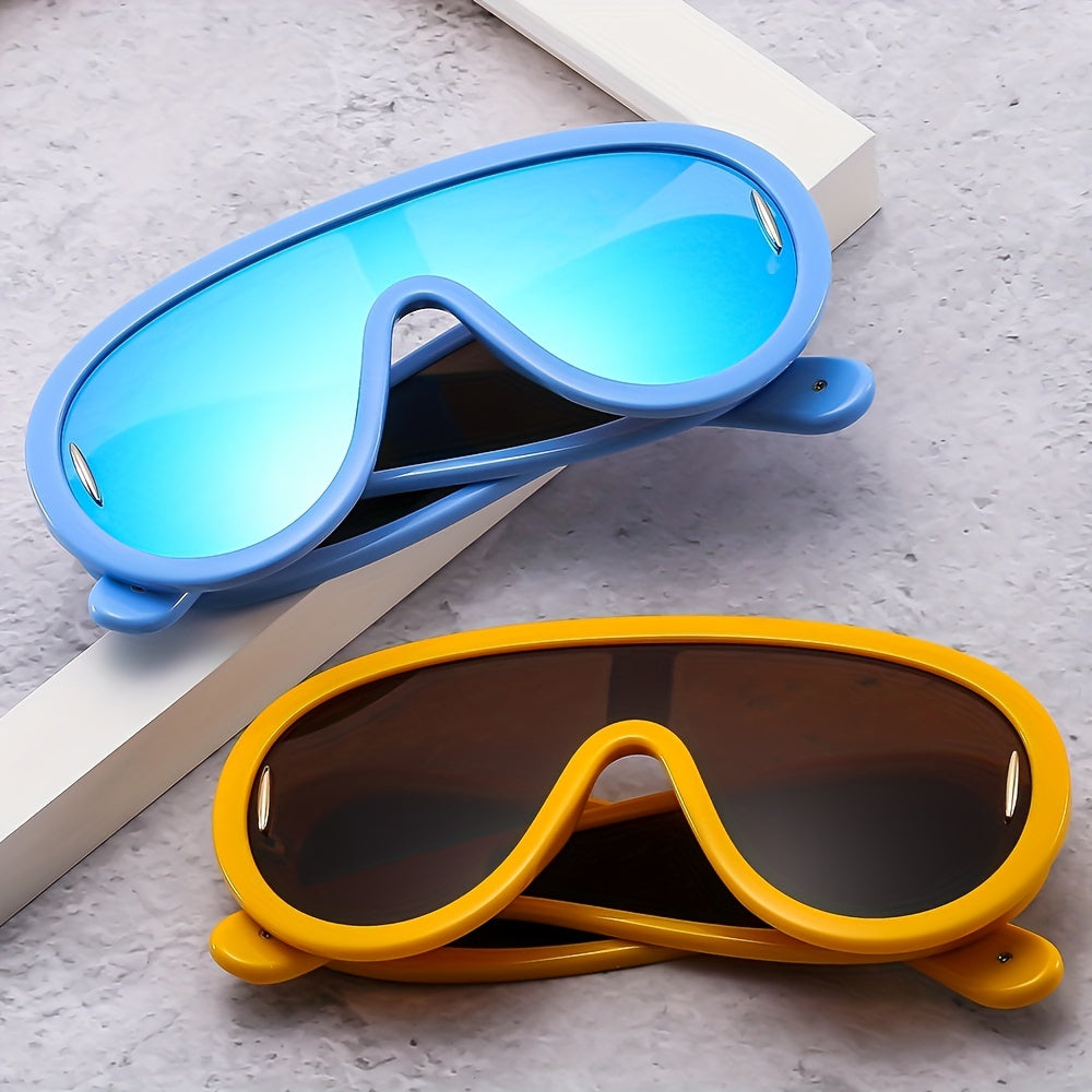 Y2K Photochromic Sunglasses UV400 Sports Shades