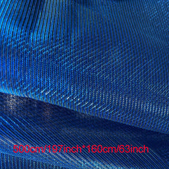 Dreamy Laser Gradient Mesh Fabric Dress for Stage