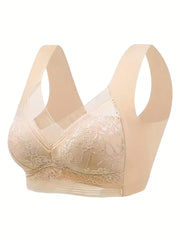 Wireless Lace Bra Full Coverage Lingerie