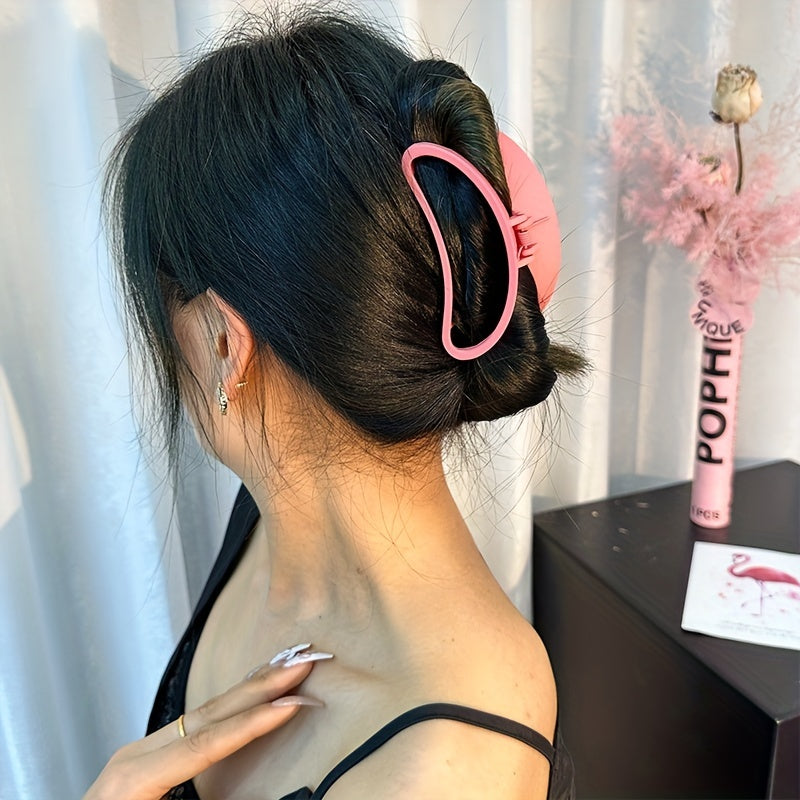 Matte Acrylic Hair Claw Clip for Women Girls