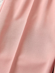 Girls' Line Stitching Elastic Waist Casual Pants - Kid Girl's Bottoms