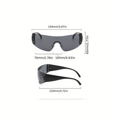 Y2K Star Wrap Sunglasses UV400 Sun Shades