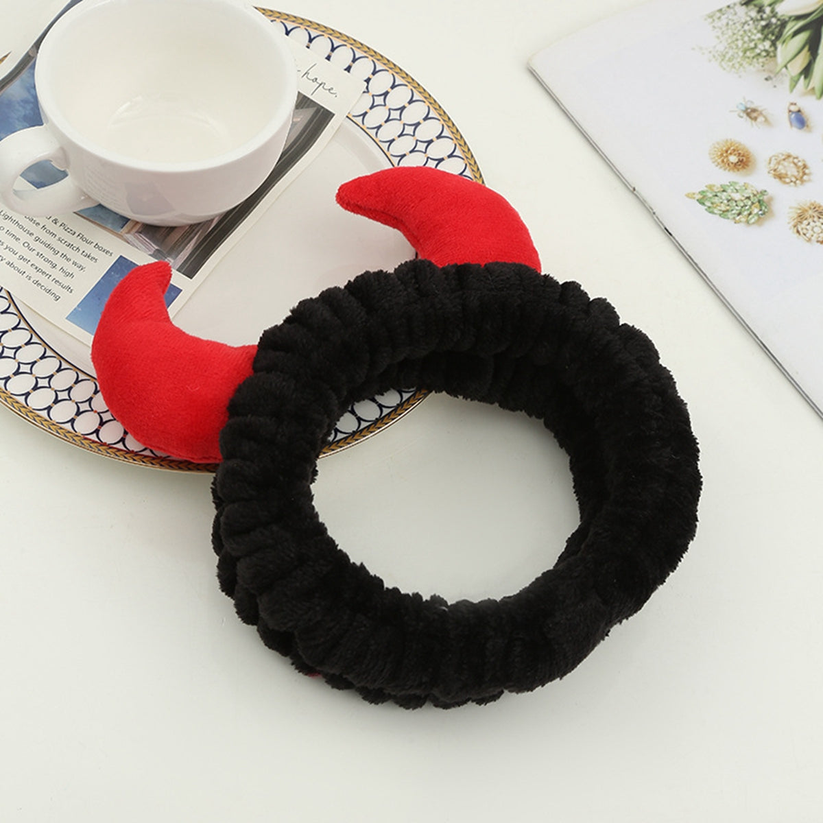 Coral Fleece Spa Headband for Women Makeup Skincare 1pc