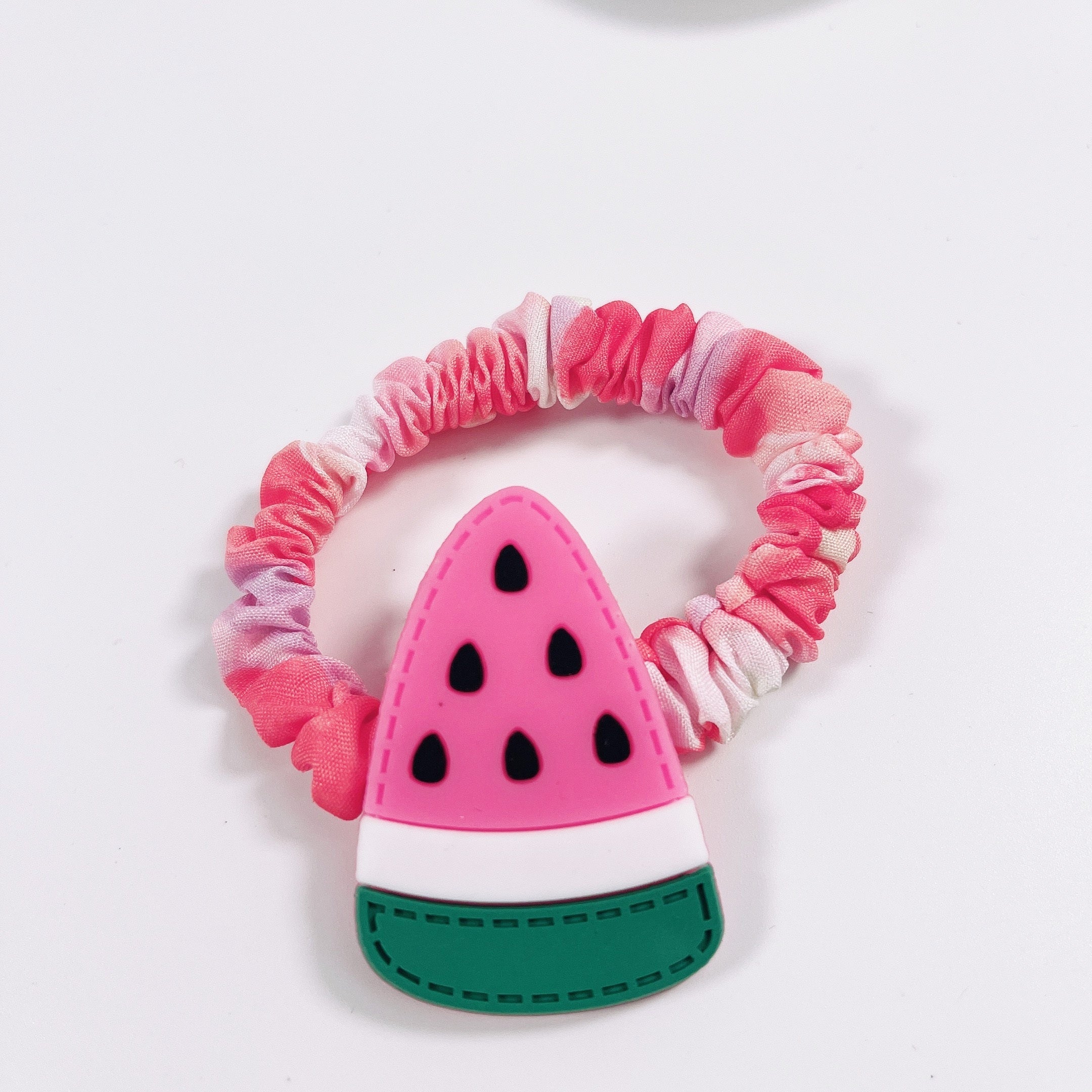 5pcs Cartoon Flower Watermelon Scrunchies Hair Tie