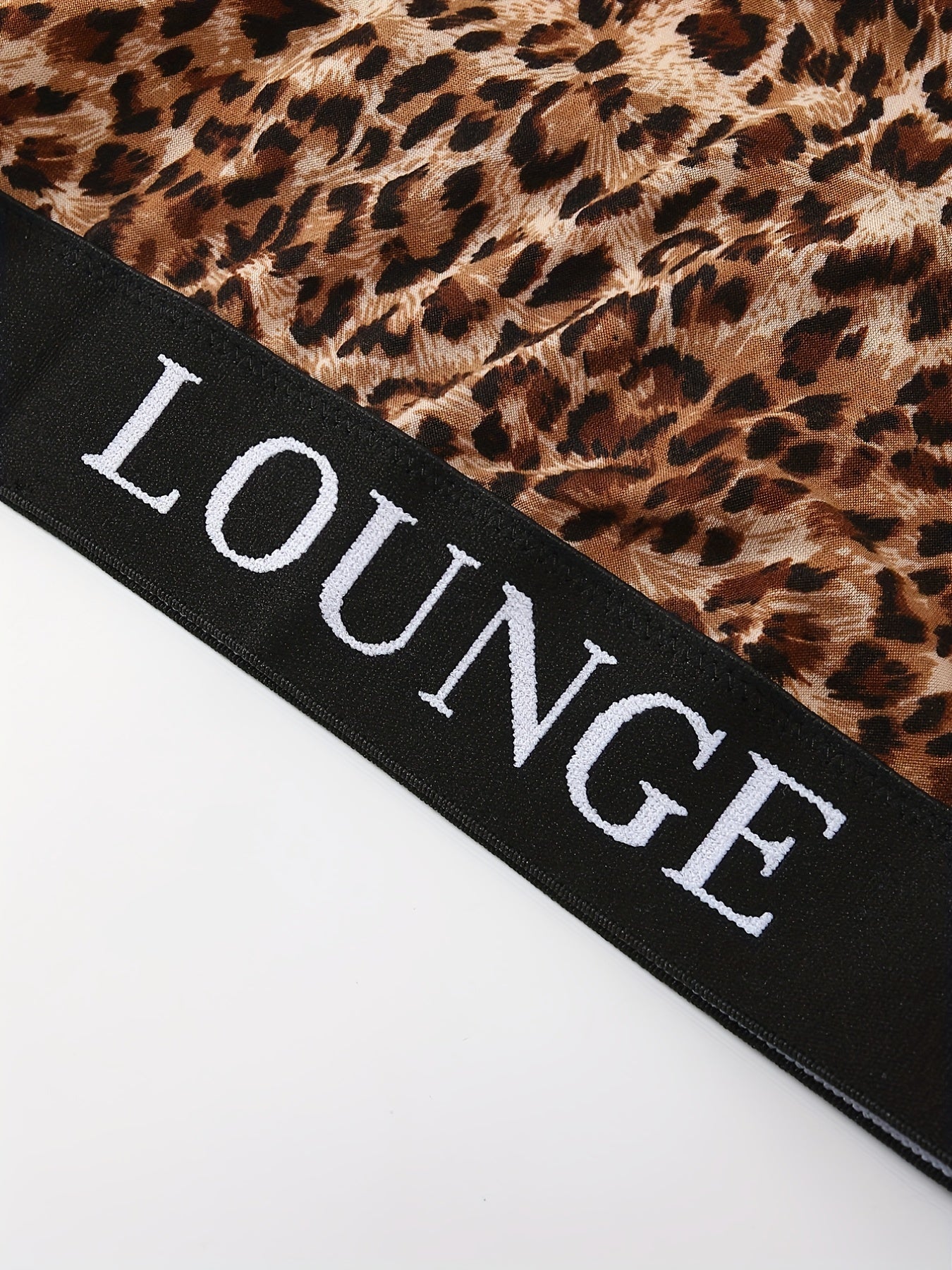  Sexy Bra Women's Plus Leopard Longline Bralette