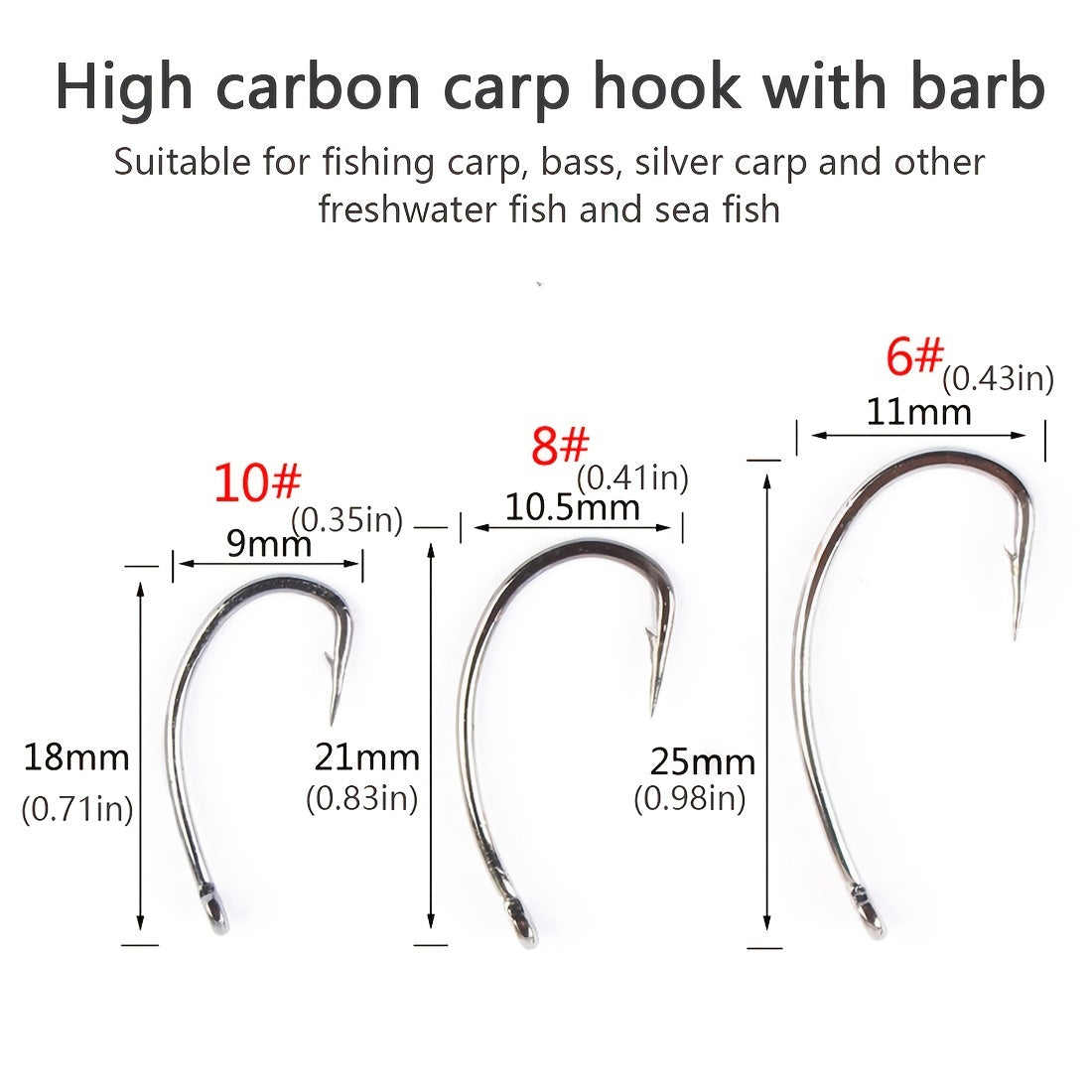 420 Piece Carp Fishing Kit Hooks Materials Portable Box Bass Silver Carp