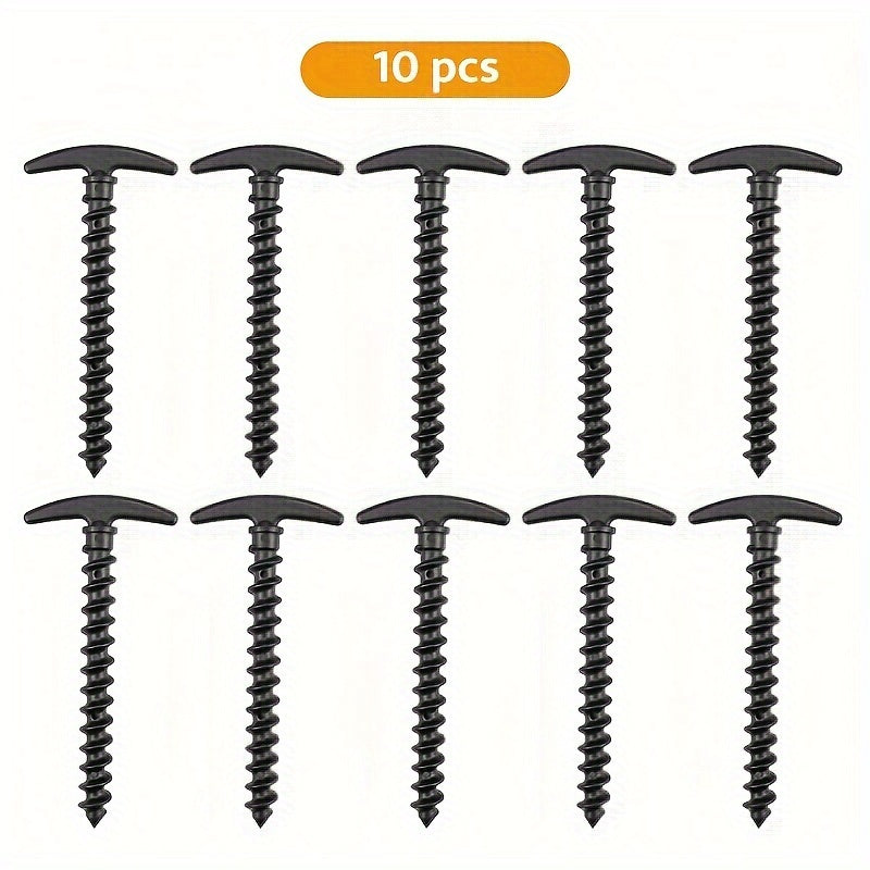 20pcs Tent Screw Nails Stakes for Camping
