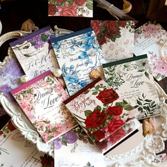 30 Sheets Floral Landscape Paper for Journal Collage
