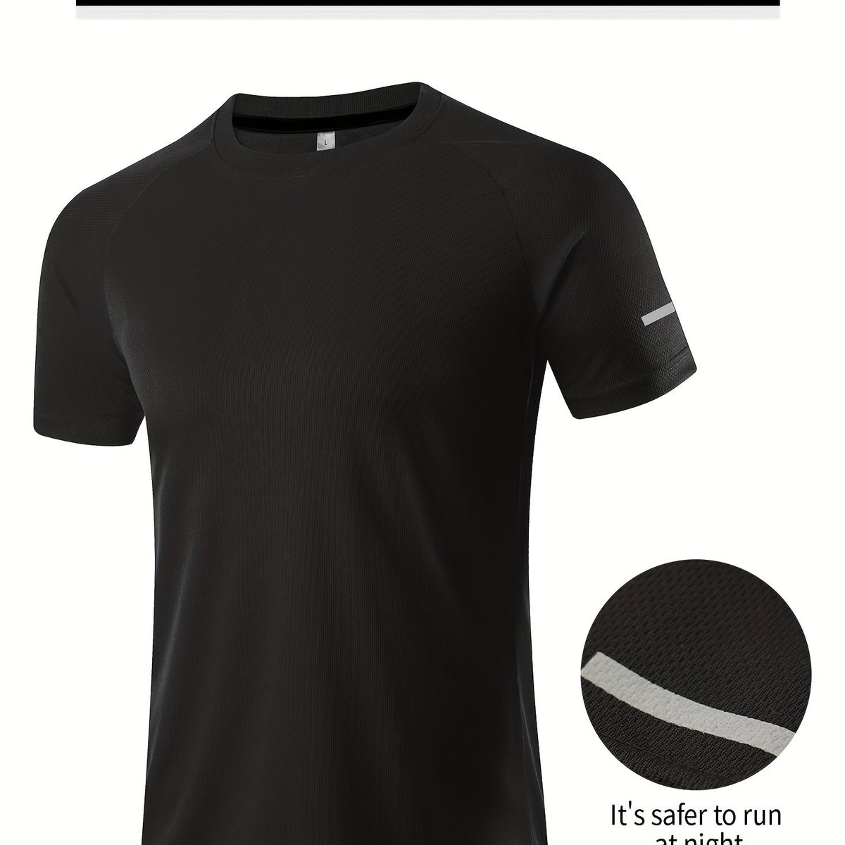 Men's Quick Drying Performance Tee for Gym Sports Training