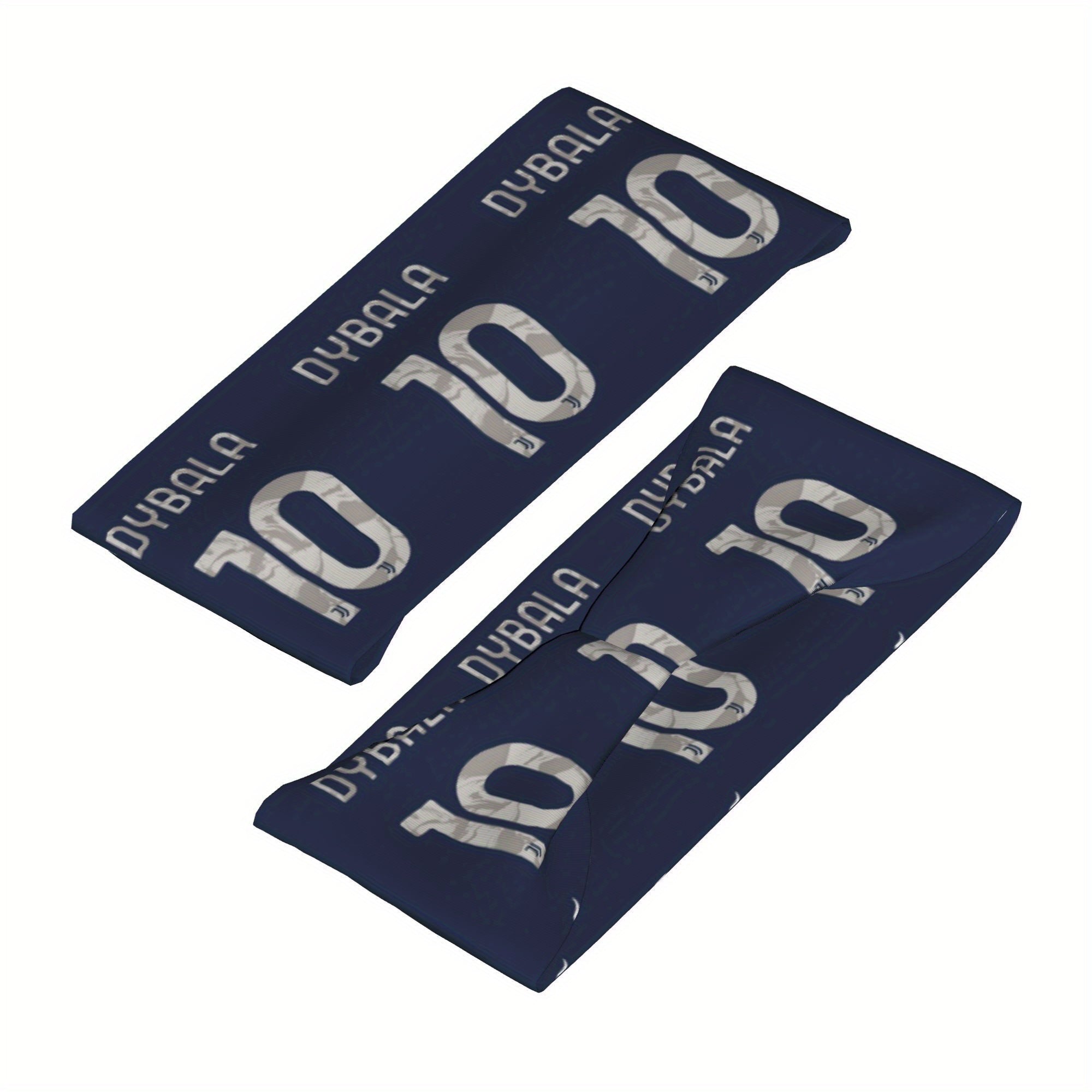 Messi Soccer Jersey Headband Non Slip Navy