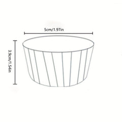 50pcs Golden Cupcake Cups Heat Resistant Paper Cupcake Molds Disposable