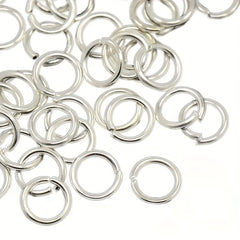 120Pcs Silvery Brass Jump Ring Jewelry Making Accessories