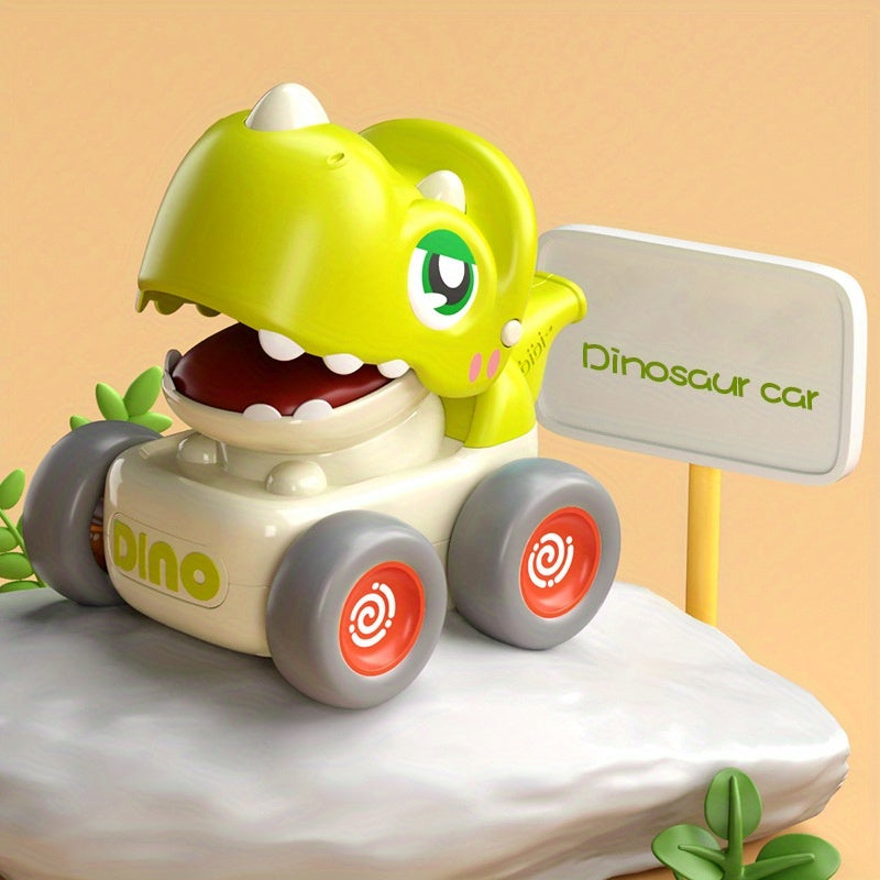 Press Whistle Dinosaur Toy Car Boys And Girls Gift