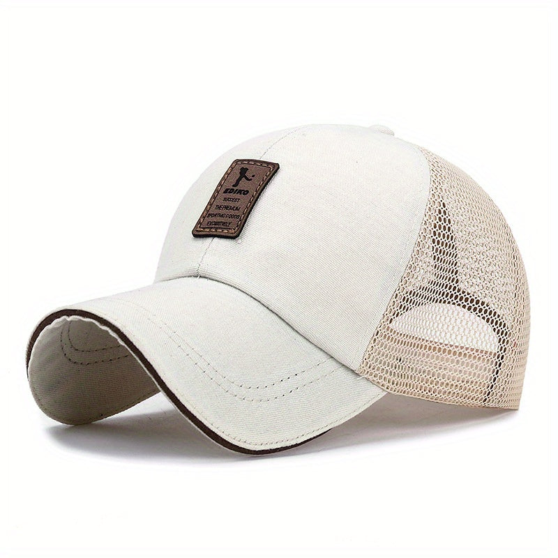 Breathable Men's Trucker Baseball Cap for Golf and Sports